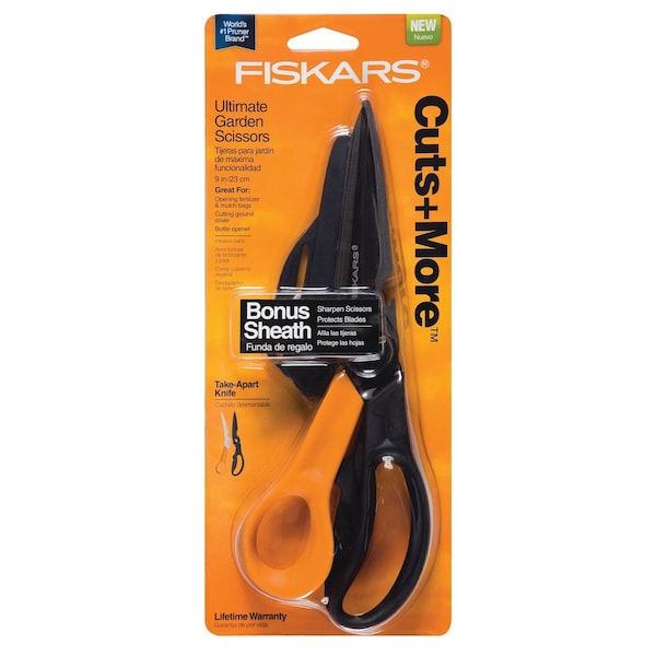 FISKARS-CUTS MORE SCISSORS 4.25" x1.62" x11"